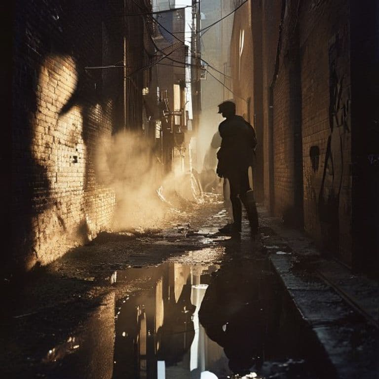 Street photographer capturing urban chiaroscuro with Leica M6 and Portra 400 film
